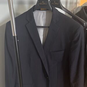 Brooks Brothers Navy Pinstripe Blazer